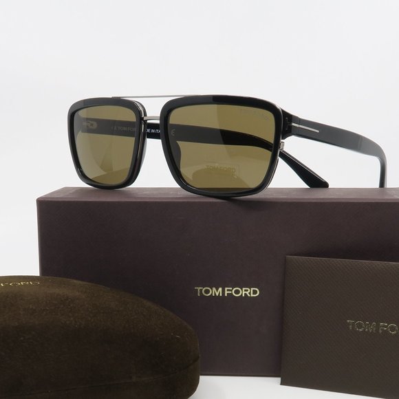 Tom Ford Other - Tom Ford TF780 01J New Black/ Brown ANDERS Men's Sunglasses 58mm with box